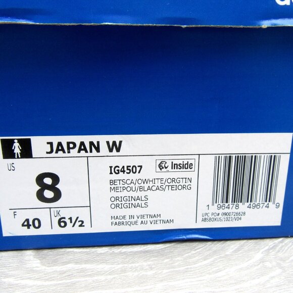 Adidas Japan Scarlet Red White Shoes Womens Size 8 NEW IG4507 - Picture 15 of 15